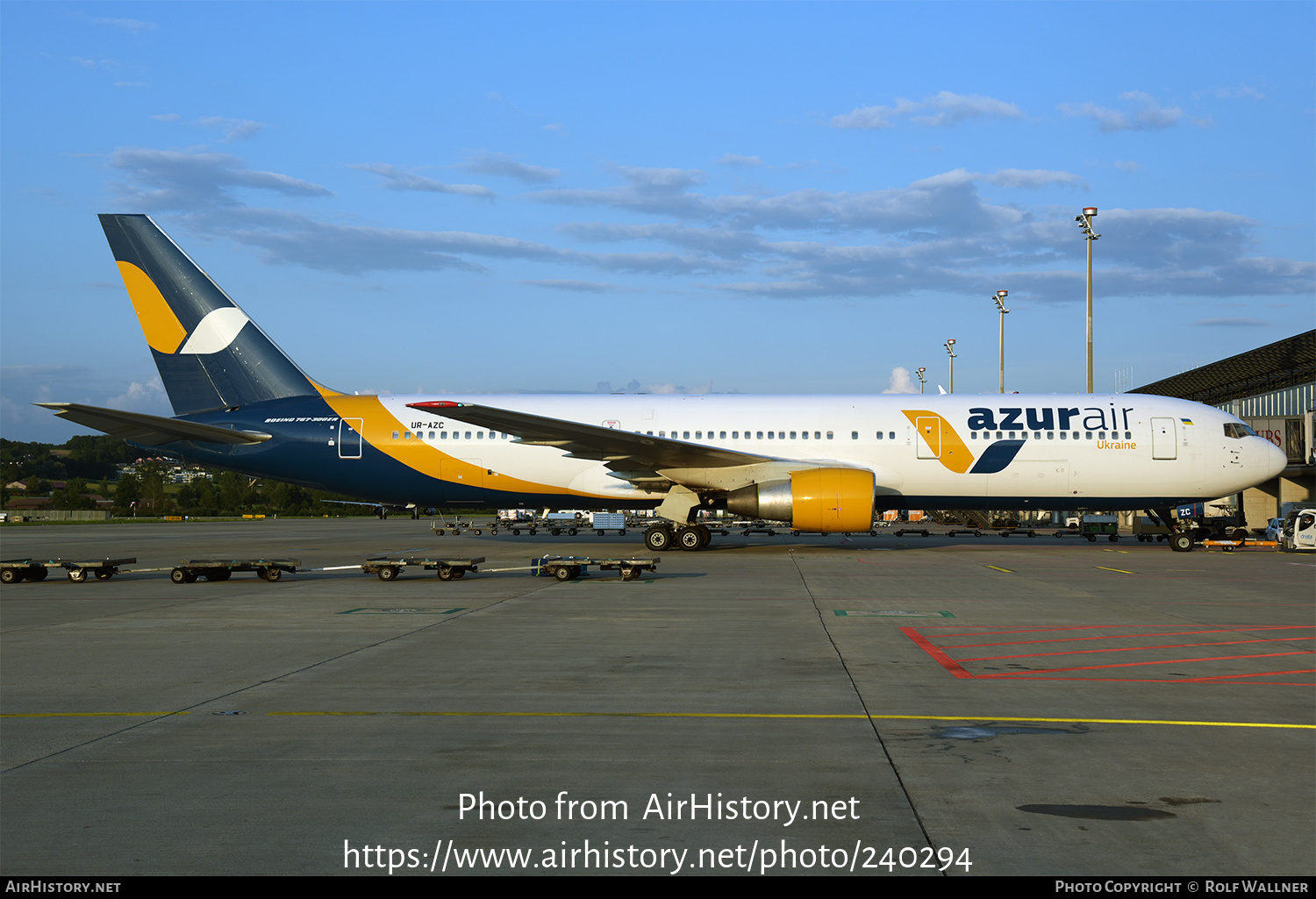 Aircraft Photo of UR-AZC | Boeing 767-37E/ER | Azur Air Ukraine | AirHistory.net #240294