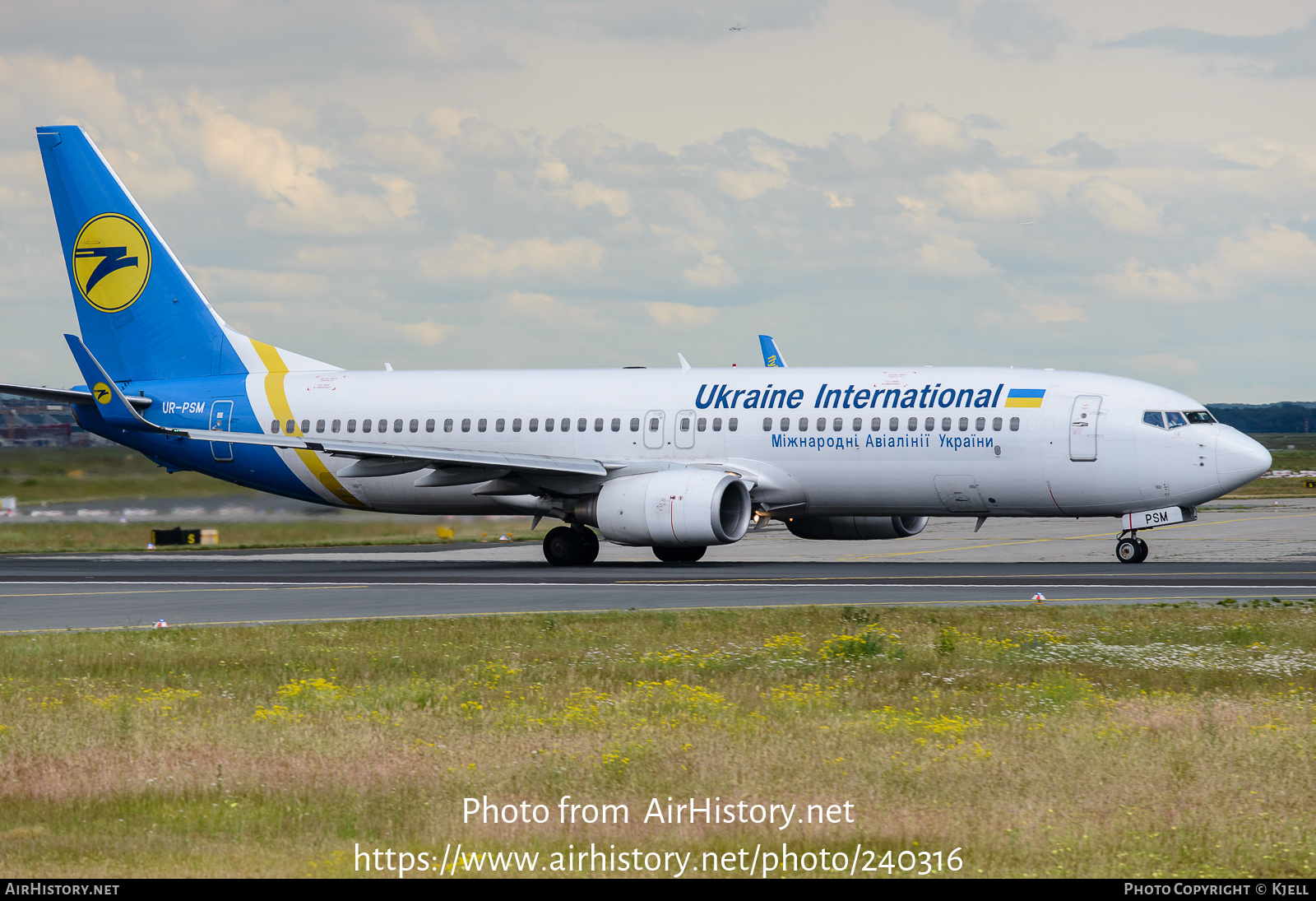 Aircraft Photo of UR-PSM | Boeing 737-8FZ | Ukraine International Airlines | AirHistory.net #240316