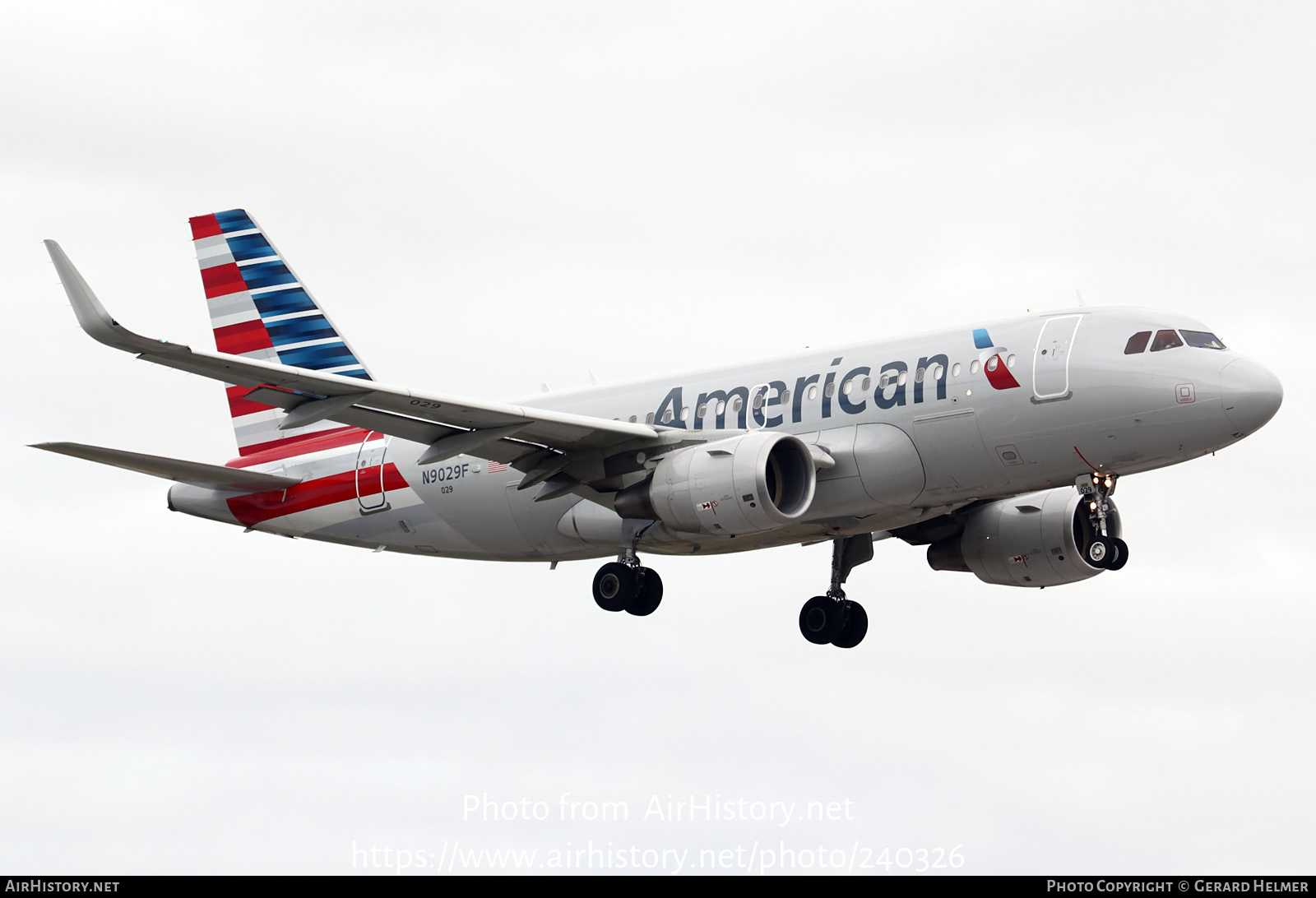 Aircraft Photo of N9029F | Airbus A319-115 | American Airlines | AirHistory.net #240326