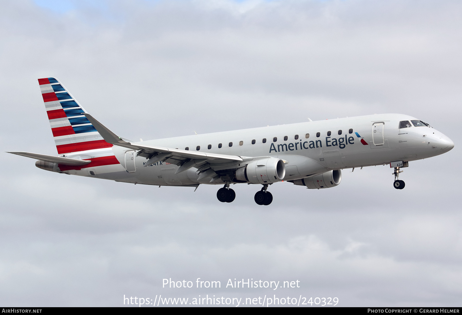 Aircraft Photo of N424YX | Embraer 175LR (ERJ-170-200LR) | American Eagle | AirHistory.net #240329