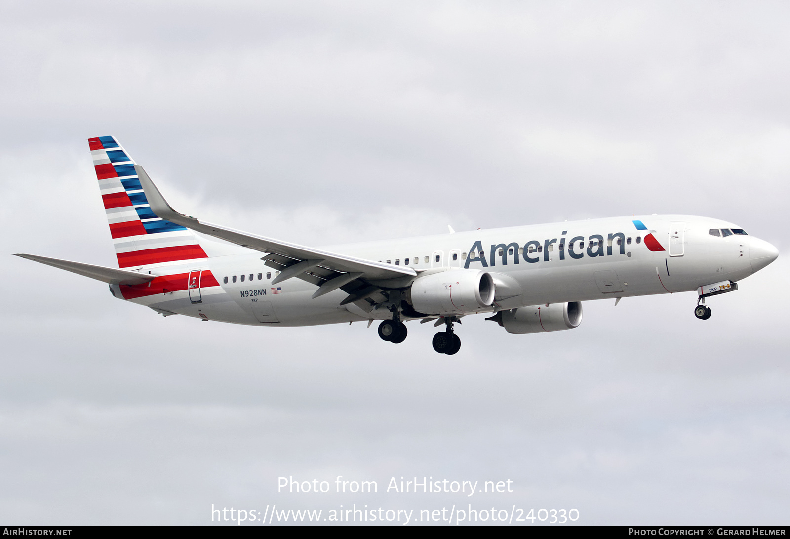 Aircraft Photo of N928NN | Boeing 737-823 | American Airlines | AirHistory.net #240330