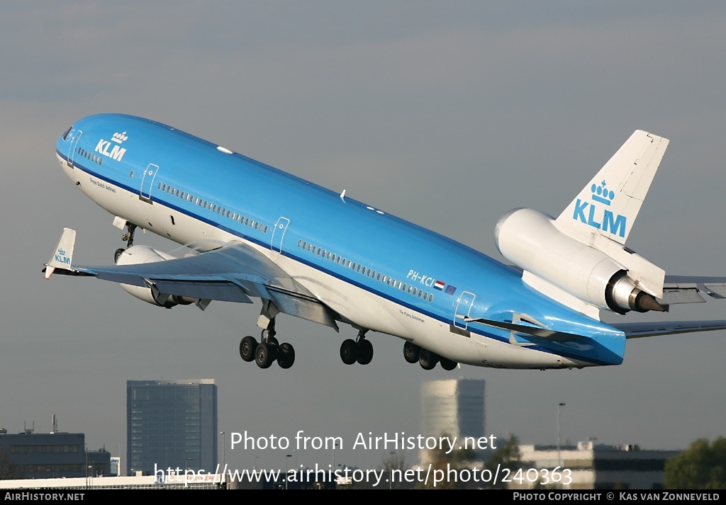 Aircraft Photo of PH-KCI | McDonnell Douglas MD-11 | KLM - Royal Dutch Airlines | AirHistory.net #240363