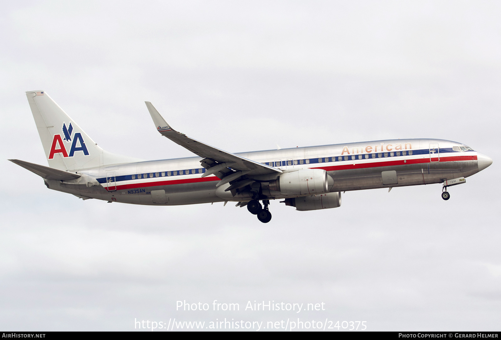 Aircraft Photo of N935AN | Boeing 737-823 | American Airlines | AirHistory.net #240375