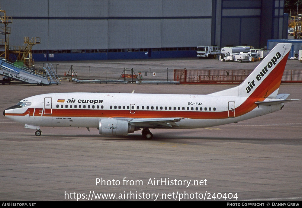 Aircraft Photo of EC-FJZ | Boeing 737-3Y0 | Air Europa | AirHistory.net #240404