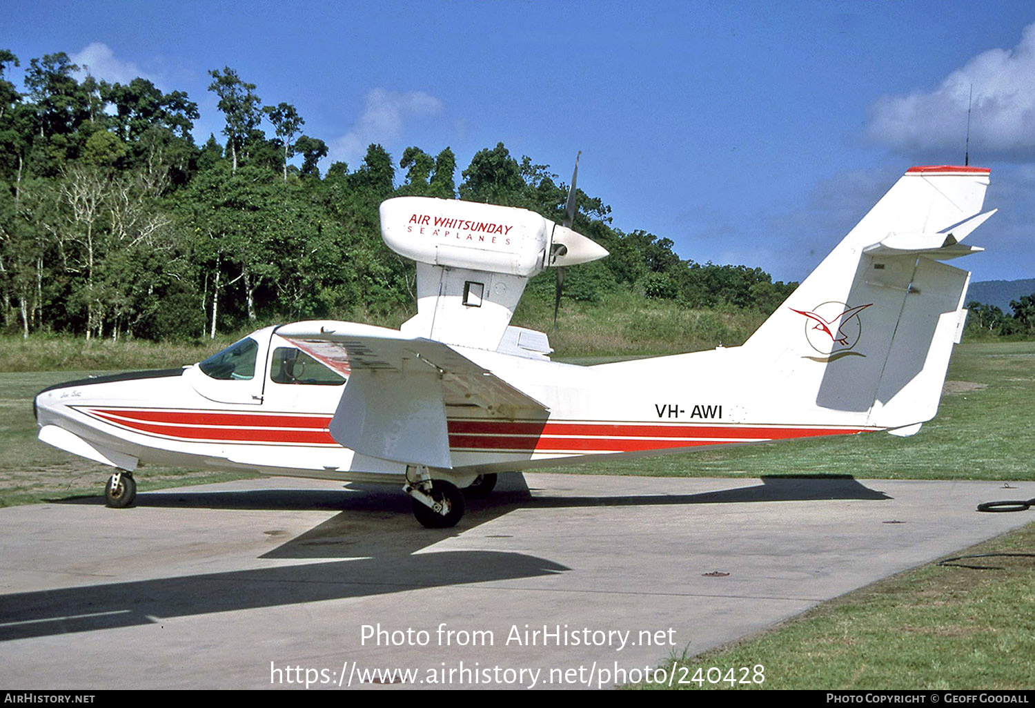 Aircraft Photo of VH-AWI | Lake LA-250 Renegade | Air Whitsunday | AirHistory.net #240428