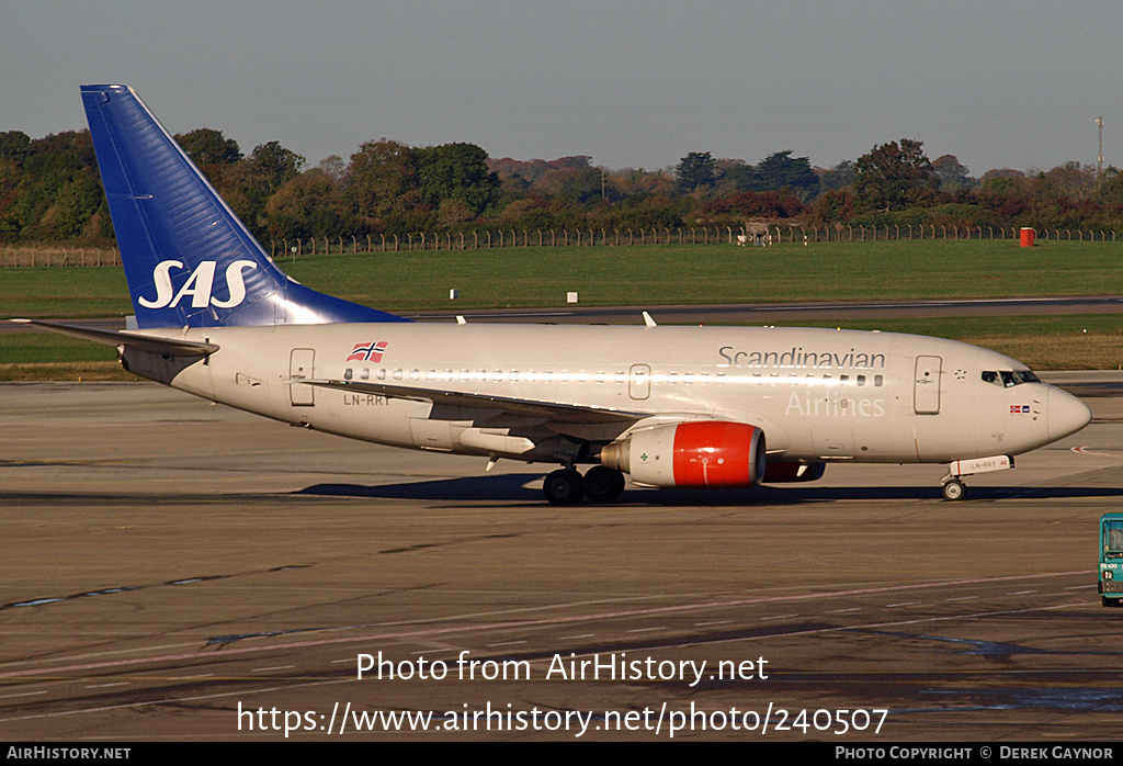 Aircraft Photo of LN-RRY | Boeing 737-683 | Scandinavian Airlines - SAS | AirHistory.net #240507