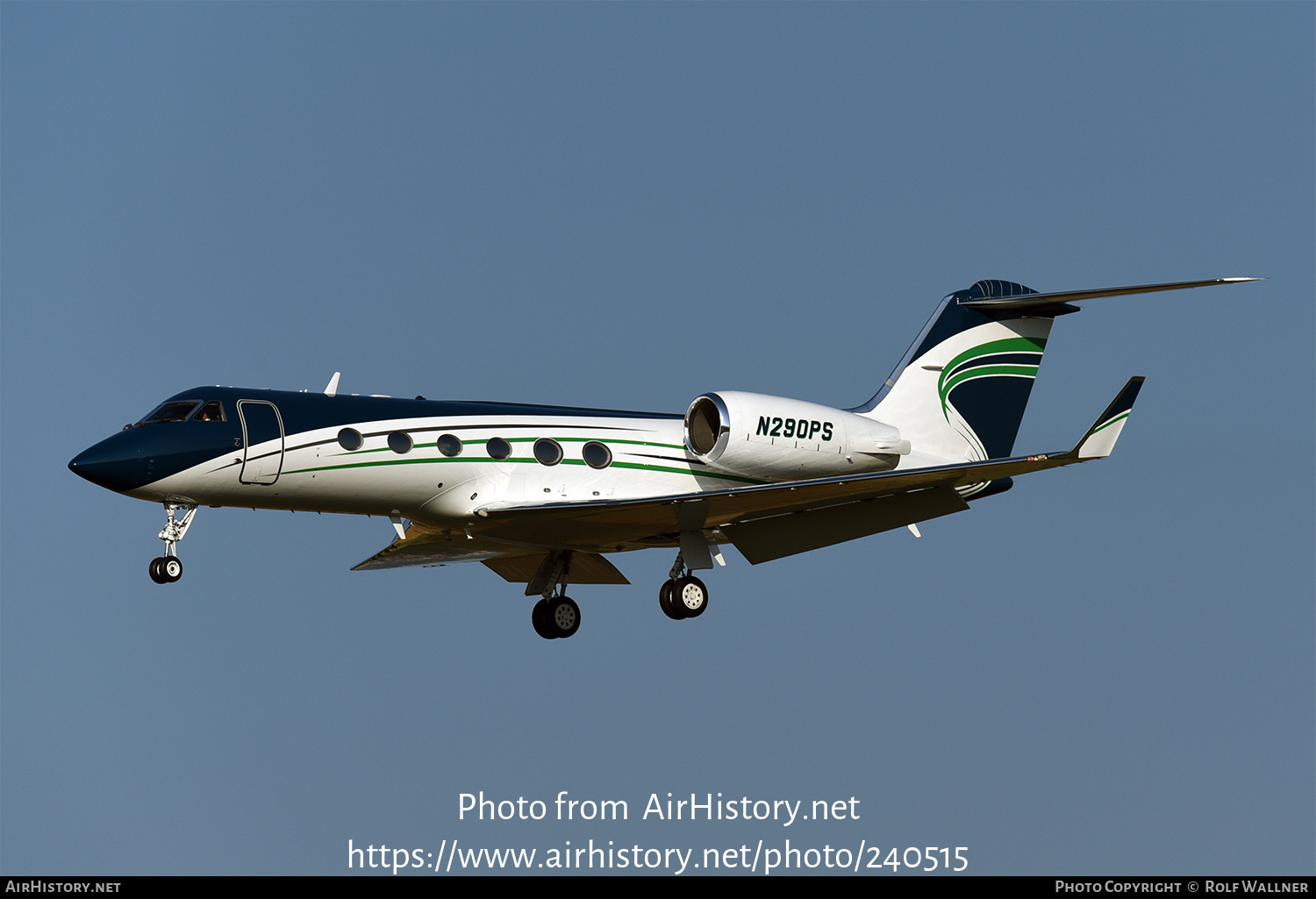 Aircraft Photo of N290PS | Gulfstream Aerospace G-IV Gulfstream IV-SP | AirHistory.net #240515