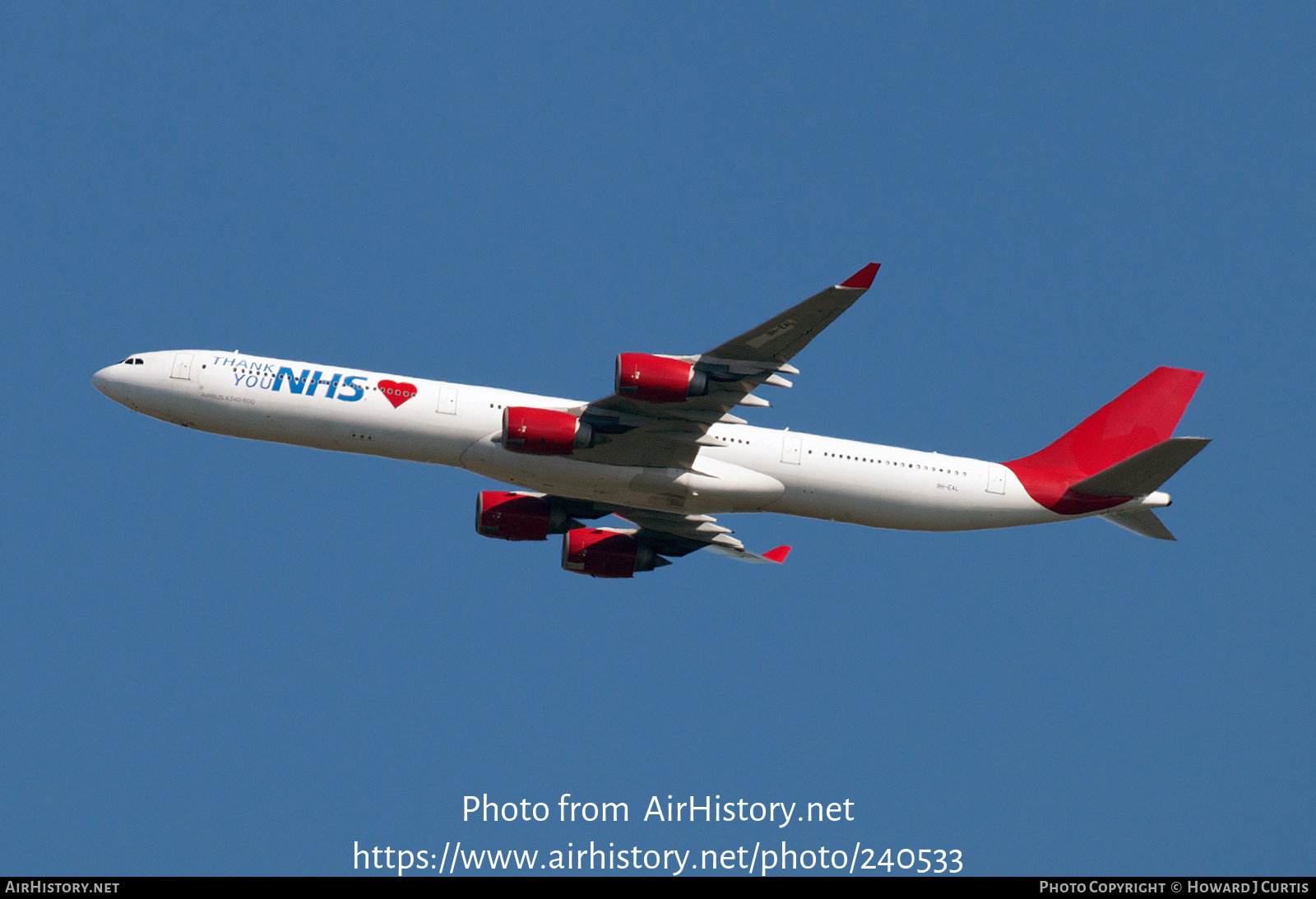 Aircraft Photo of 9H-EAL | Airbus A340-642 | AirHistory.net #240533