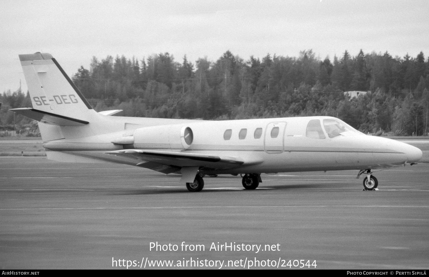 Aircraft Photo of SE-DEG | Cessna 500 Citation | AirHistory.net #240544