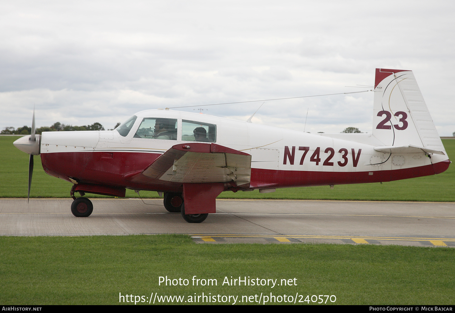 Aircraft Photo of N7423V | Mooney M-20E | AirHistory.net #240570