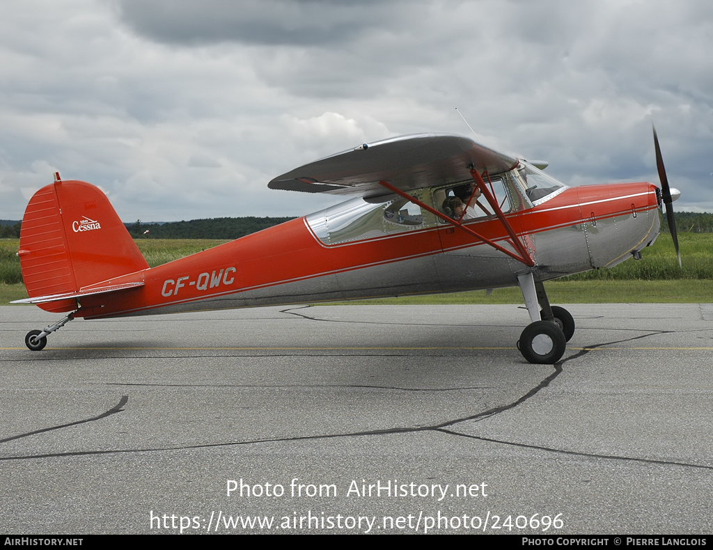 Aircraft Photo of CF-QWC | Cessna 120 | AirHistory.net #240696