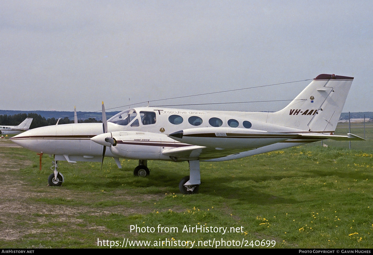 Aircraft Photo of VH-AAI | Cessna 421B Golden Eagle | Transecutive Airlines | AirHistory.net #240699