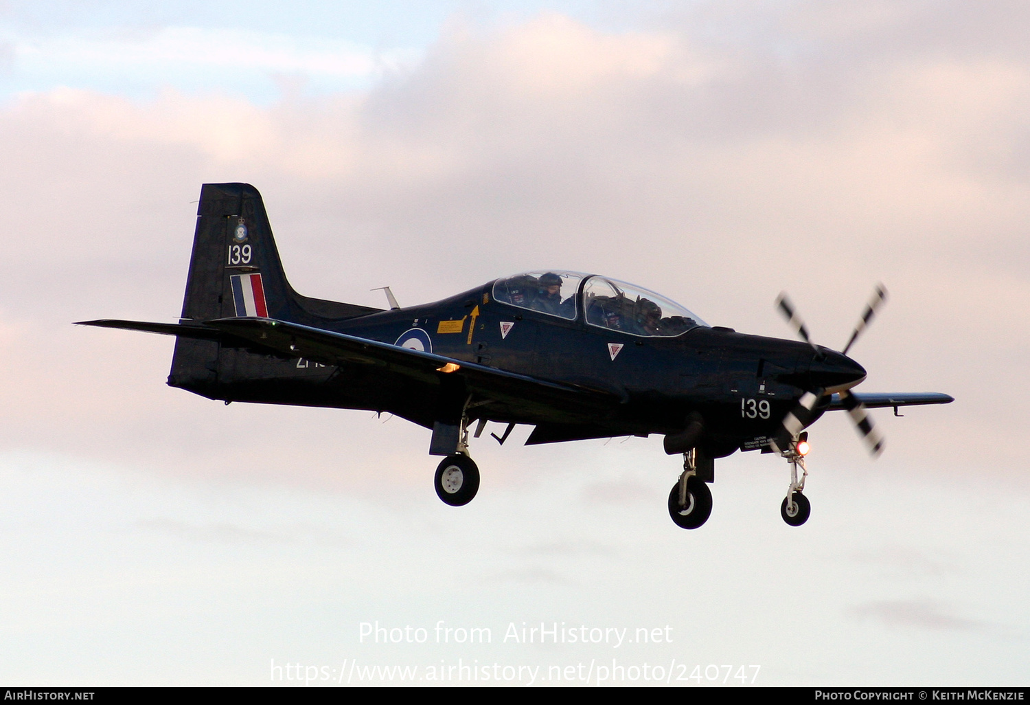 Aircraft Photo of ZF139 | Short S-312 Tucano T1 | UK - Air Force | AirHistory.net #240747