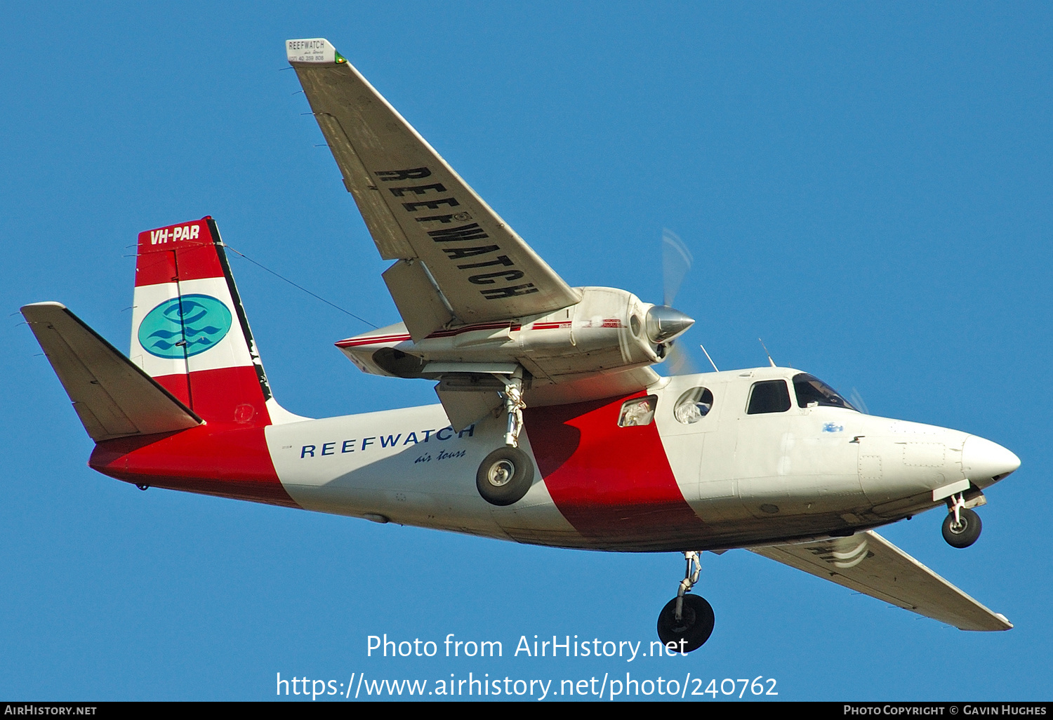 Aircraft Photo of VH-PAR | Rockwell 500S Shrike Commander | Reefwatch Air Tours | AirHistory.net #240762