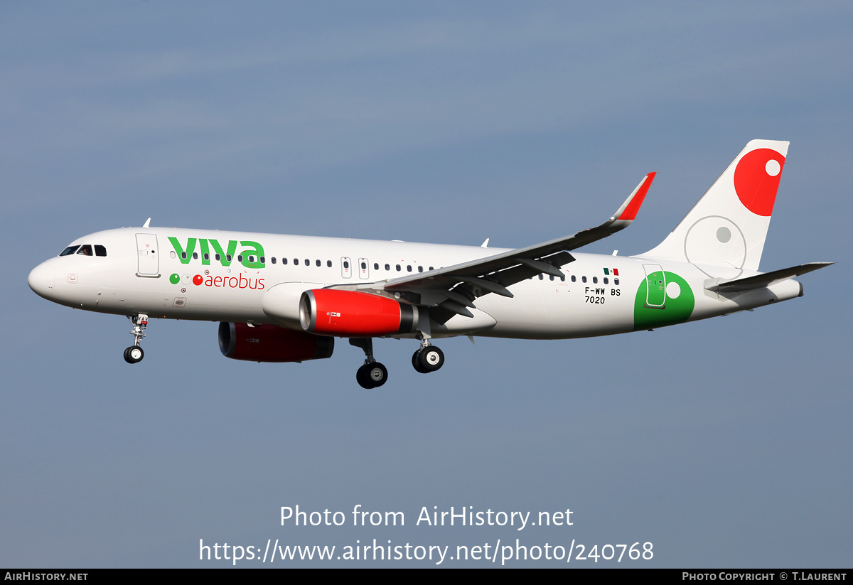 Aircraft Photo of F-WWBS | Airbus A320-232 | Viva Aerobús | AirHistory.net #240768