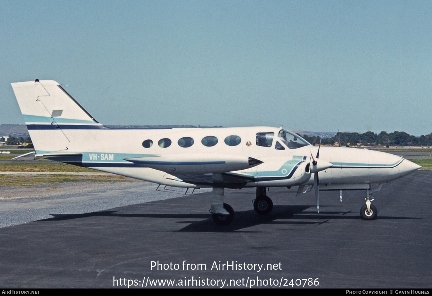 Aircraft Photo of VH-SAM | Cessna 421B Golden Eagle | AirHistory.net #240786