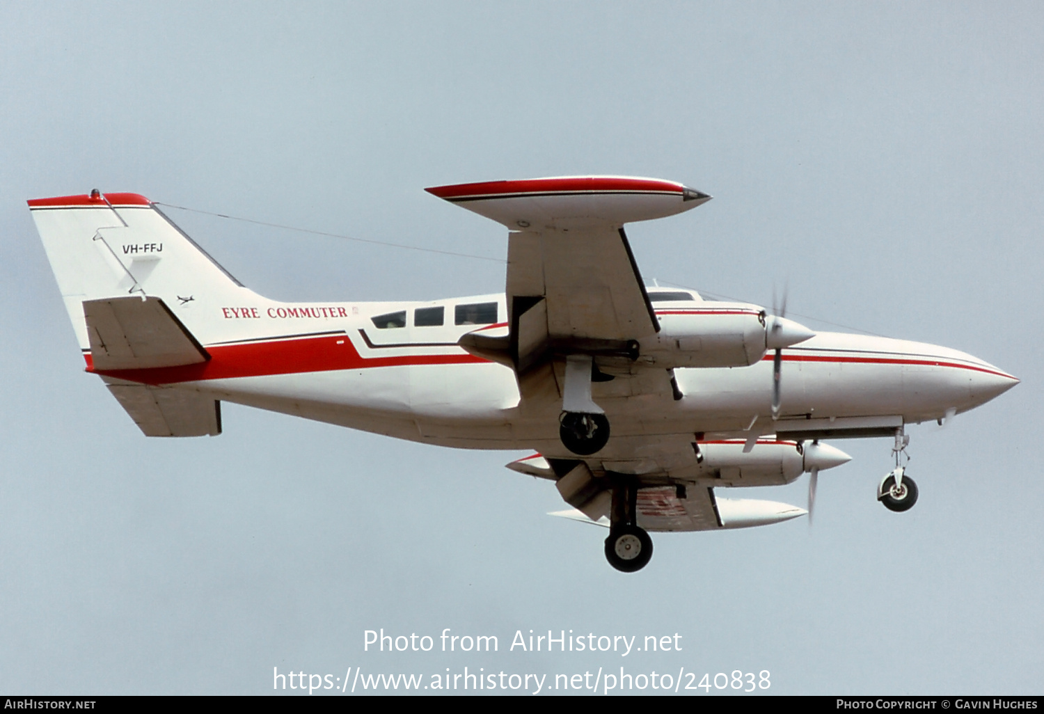 Aircraft Photo of VH-FFJ | Cessna 402B Businessliner | Eyre Commuter | AirHistory.net #240838