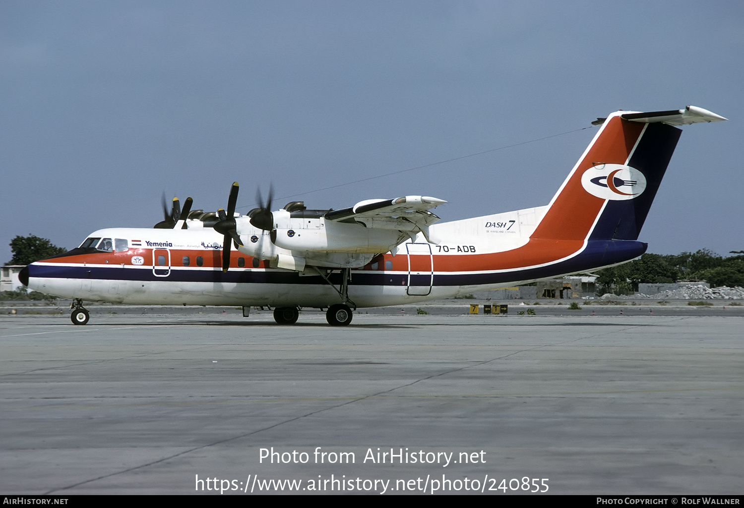 Aircraft Photo of 7O-ADB | De Havilland Canada DHC-7-102 Dash 7 | Yemenia - Yemen Airways | AirHistory.net #240855