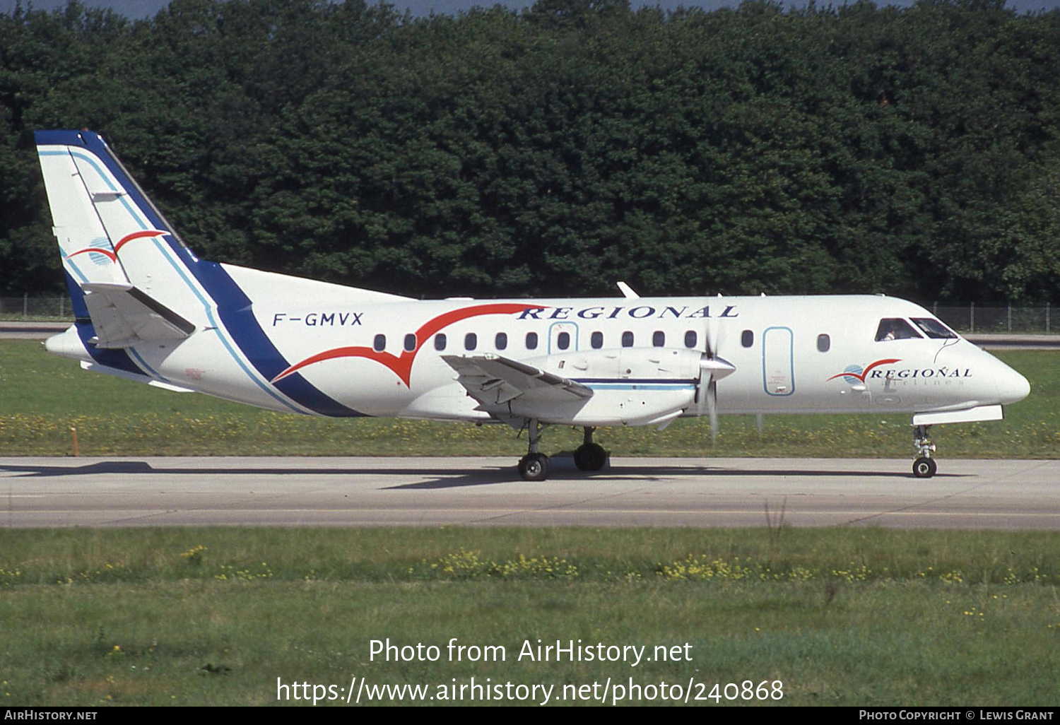 Aircraft Photo of F-GMVX | Saab 340B | Régional Airlines | AirHistory.net #240868