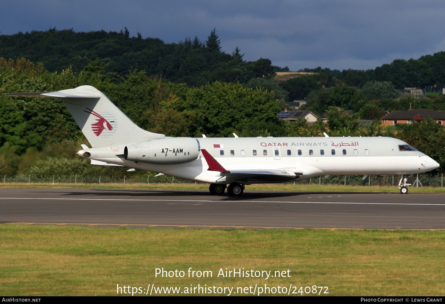 Aircraft Photo of A7-AAM | Bombardier Global Express (BD-700-1A10) | Qatar Airways | AirHistory.net #240872