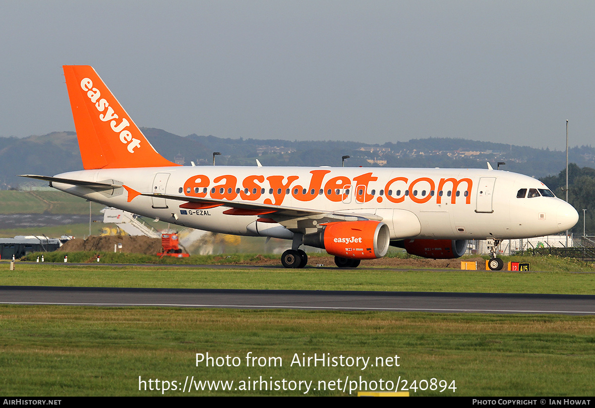 Aircraft Photo of G-EZAL | Airbus A319-111 | EasyJet | AirHistory.net #240894