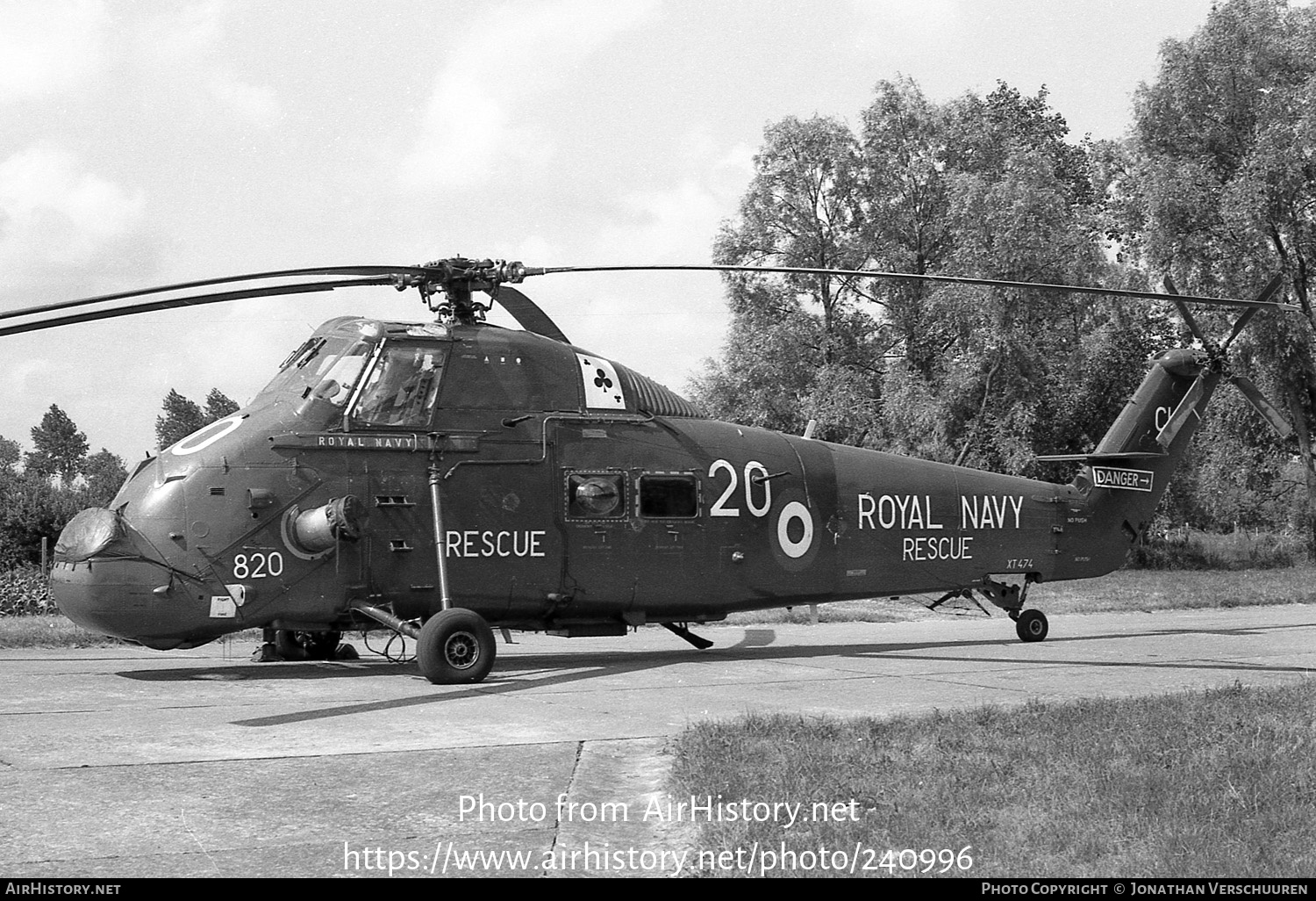 Aircraft Photo of XT474 | Westland WS-58 Wessex HU.5 | UK - Navy | AirHistory.net #240996