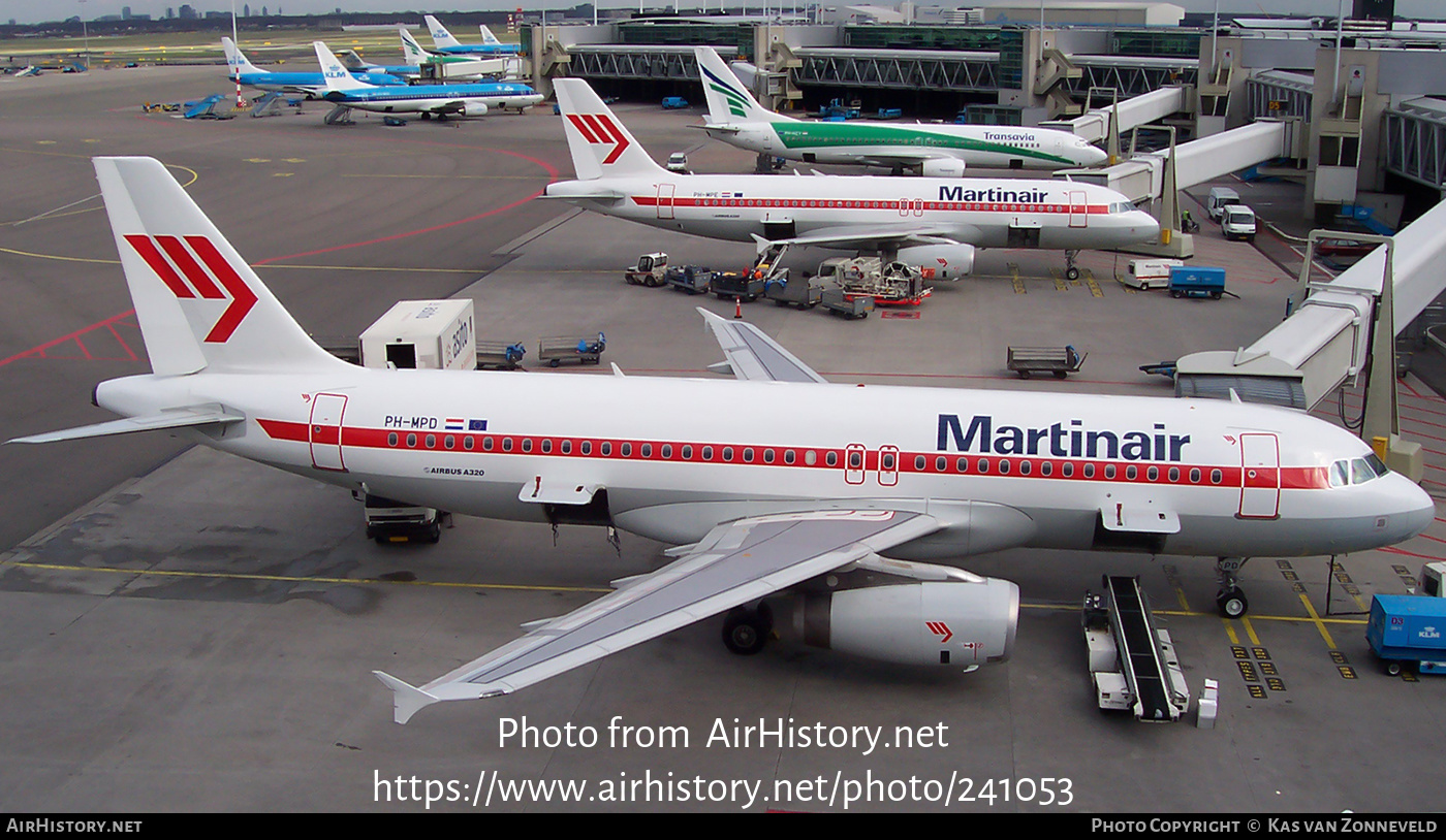 Aircraft Photo of PH-MPD | Airbus A320-232 | Martinair | AirHistory.net #241053