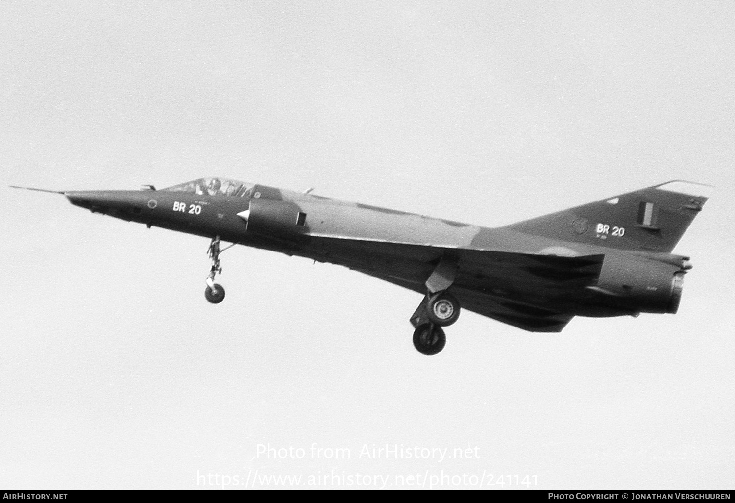 Aircraft Photo of BR20 | Dassault Mirage 5BR | Belgium - Air Force | AirHistory.net #241141