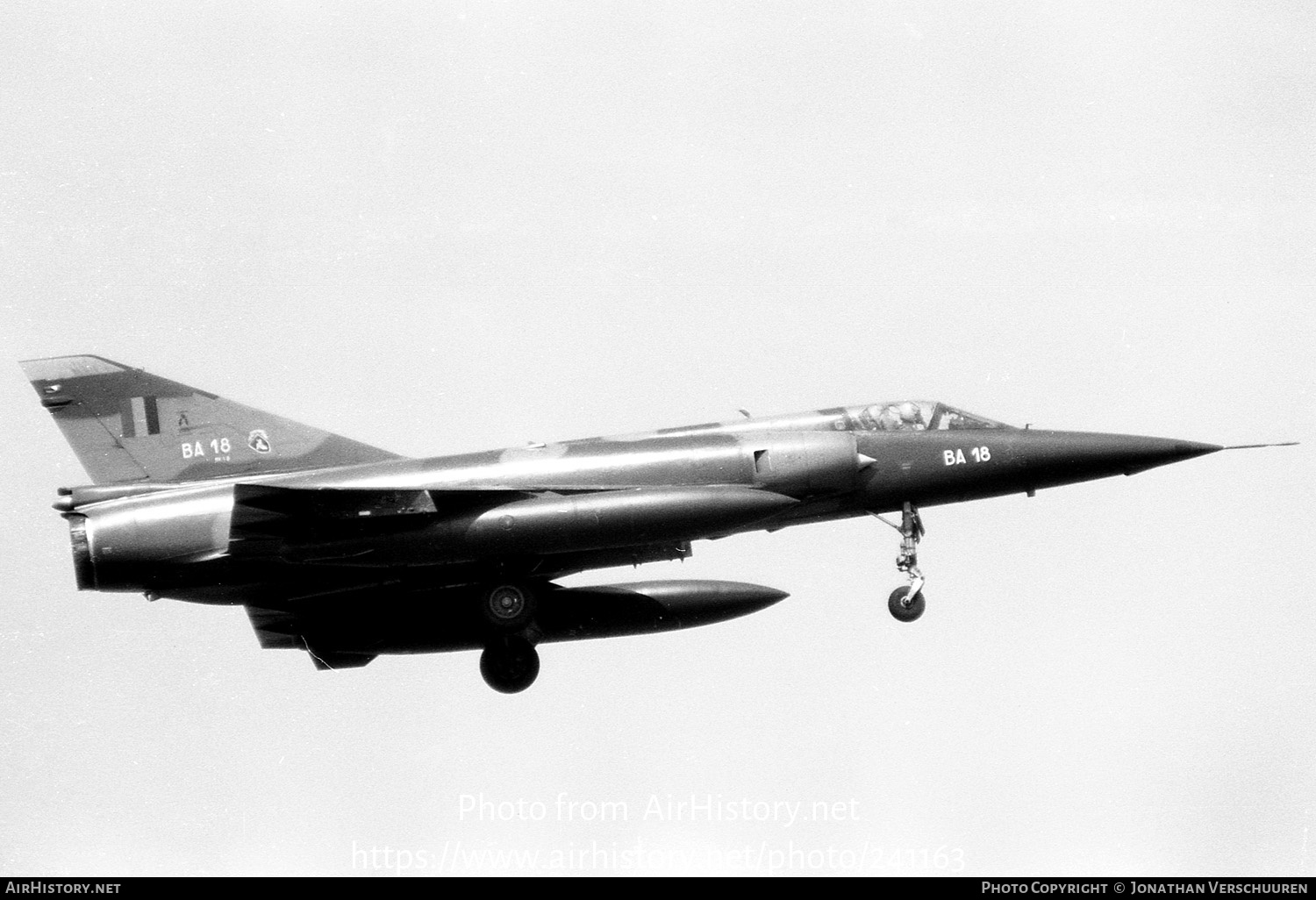 Aircraft Photo of BA18 | Dassault Mirage 5BA | Belgium - Air Force | AirHistory.net #241163