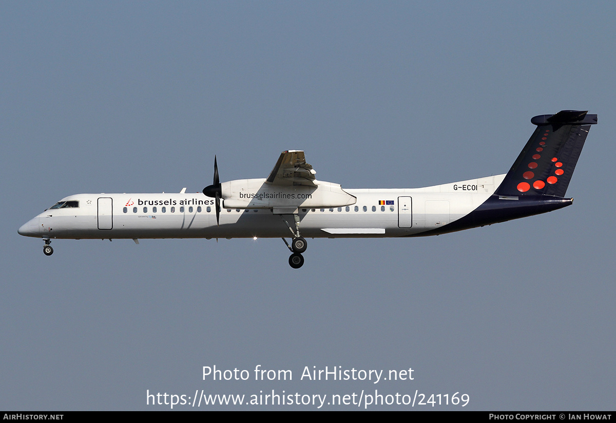 Aircraft Photo of G-ECOI | Bombardier DHC-8-402 Dash 8 | Brussels Airlines | AirHistory.net #241169