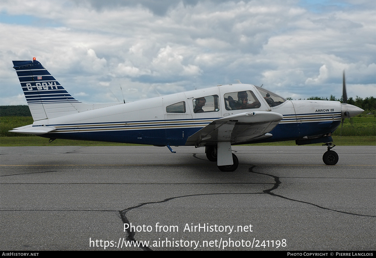 Aircraft Photo of C-GQYI | Piper PA-28R-201 Arrow III | AirHistory.net #241198