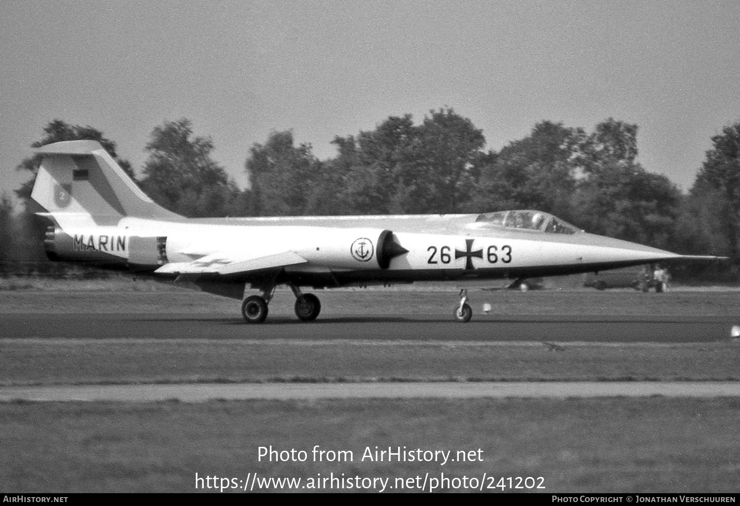 Aircraft Photo of 2663 | Lockheed F-104G Starfighter | Germany - Navy | AirHistory.net #241202