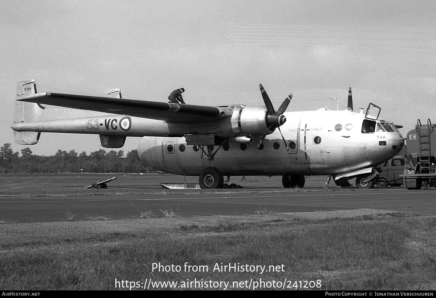 Aircraft Photo of 100 | Nord 2501F-3 Noratlas | France - Air Force | AirHistory.net #241208