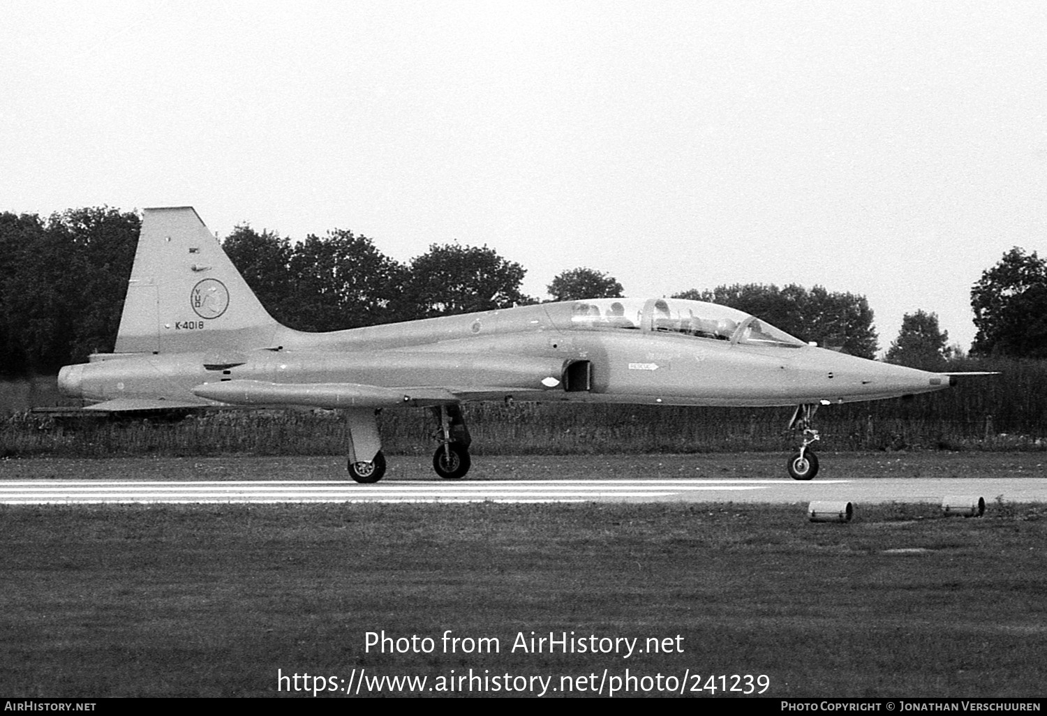 Aircraft Photo of K-4018 | Canadair NF-5B | Netherlands - Air Force | AirHistory.net #241239