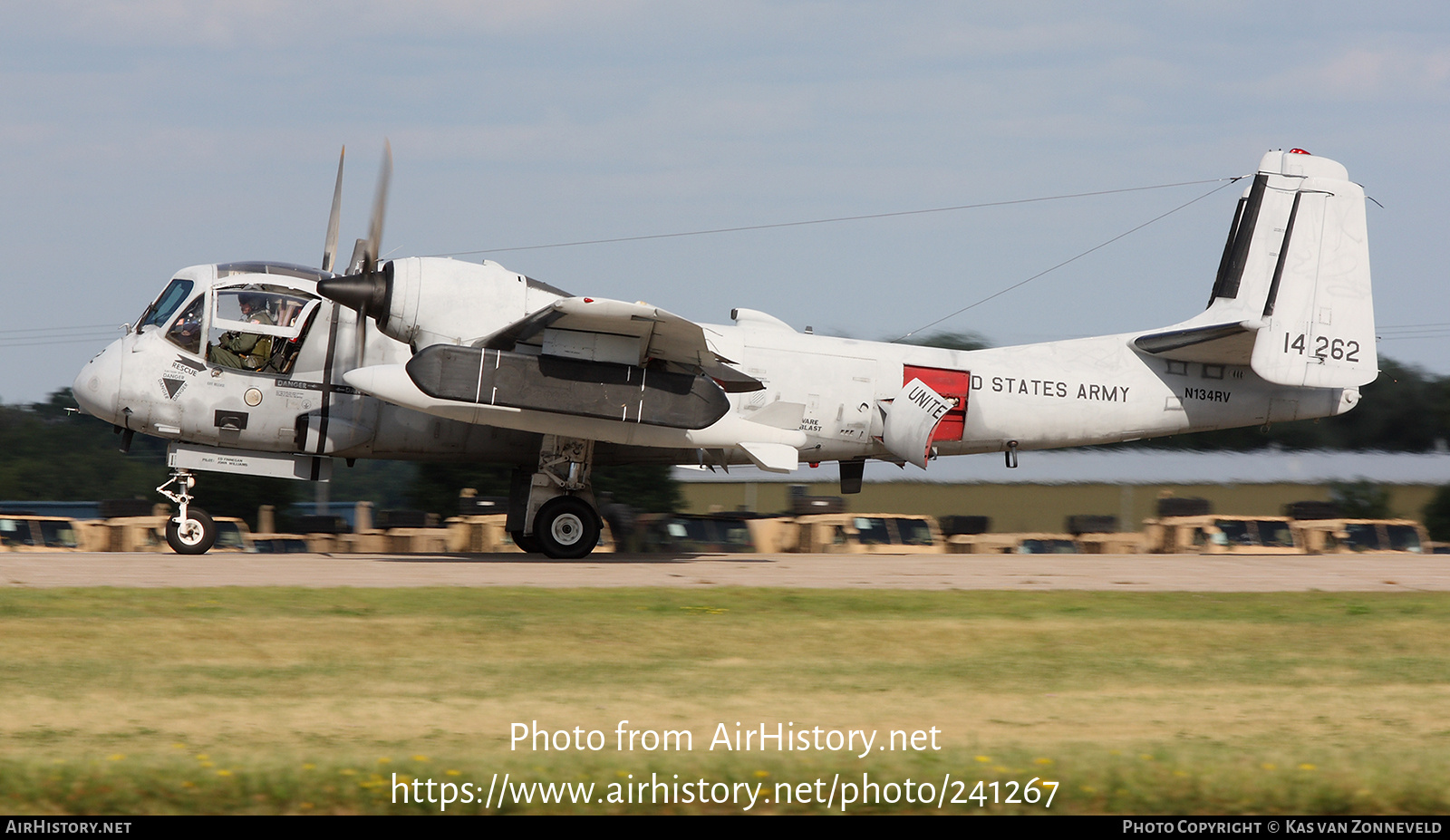 Aircraft Photo of N134RV / 14262 | Grumman OV-1B Mohawk | USA - Army | AirHistory.net #241267