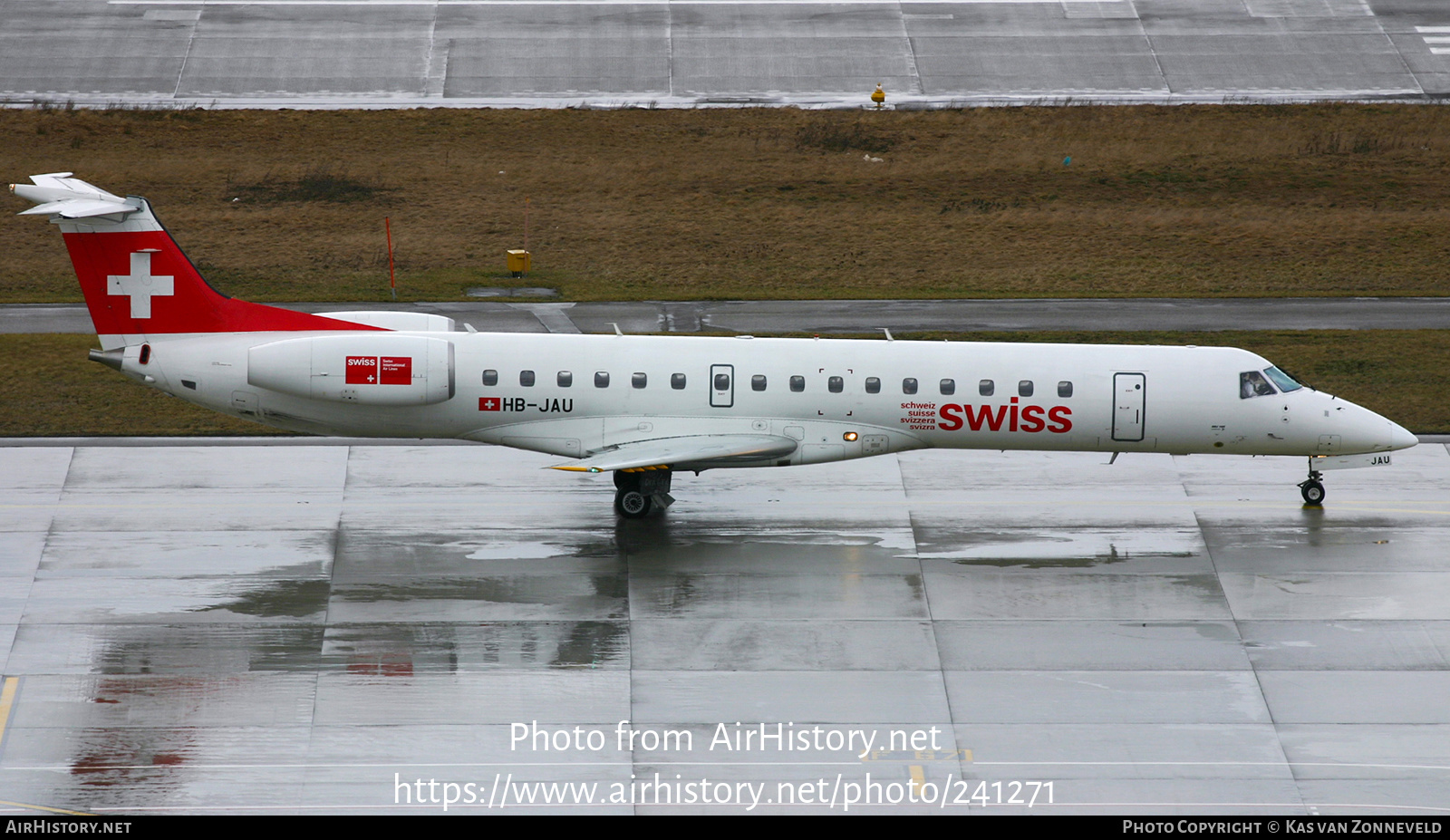 Aircraft Photo of HB-JAU | Embraer ERJ-145LU (EMB-145LU) | Swiss International Air Lines | AirHistory.net #241271