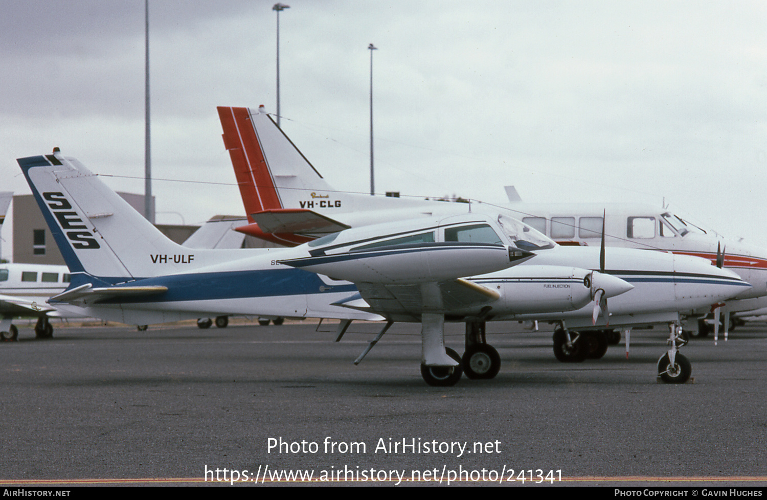 Aircraft Photo of VH-ULF | Cessna 310R | SES | AirHistory.net #241341