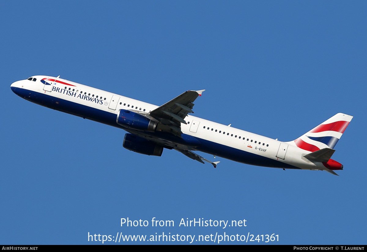 Aircraft Photo of G-EUXF | Airbus A321-231 | British Airways | AirHistory.net #241361