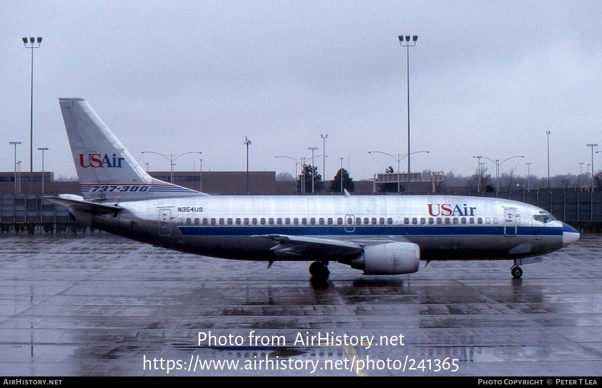 Aircraft Photo of N354US | Boeing 737-301 | USAir | AirHistory.net #241365