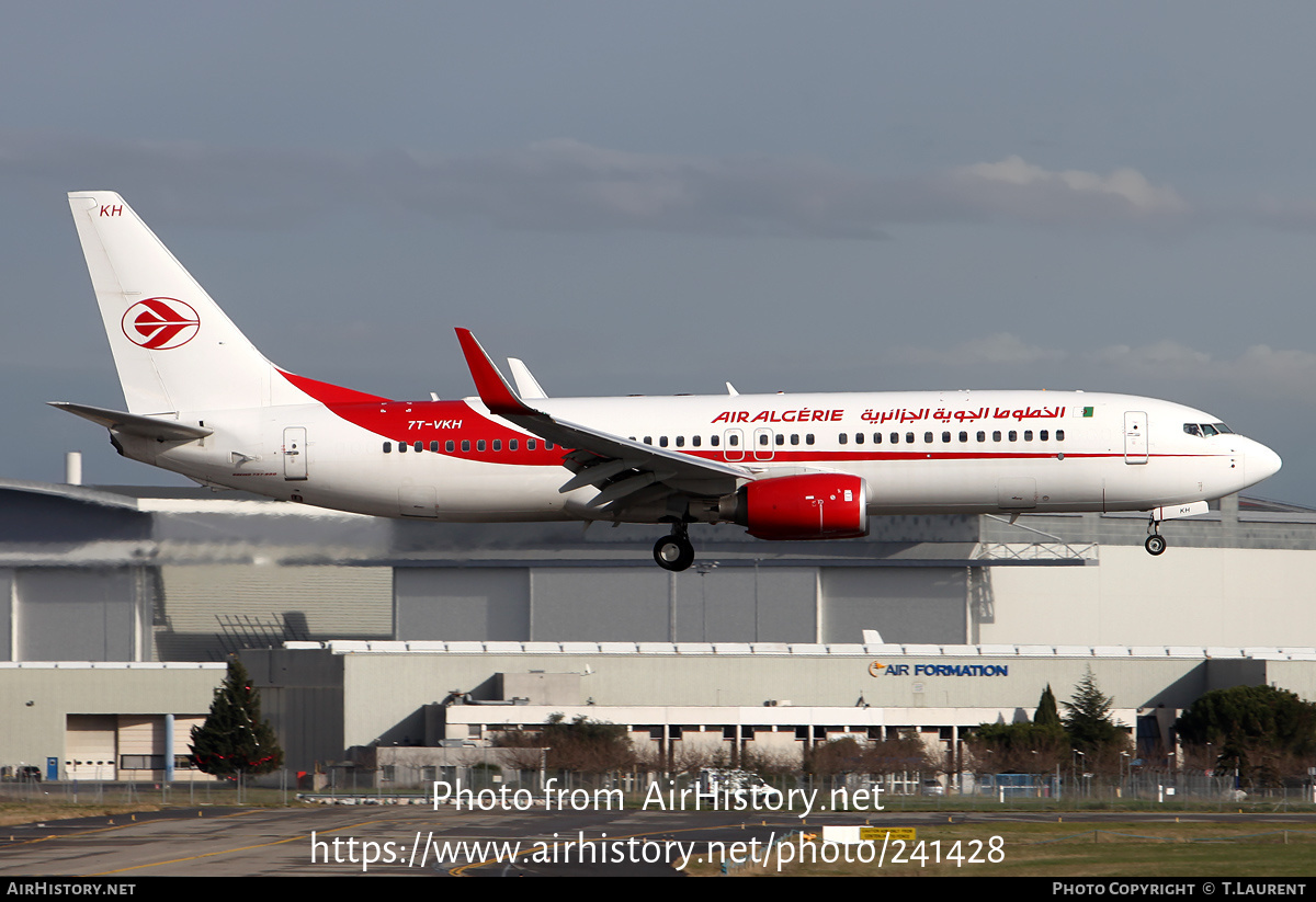 Aircraft Photo of 7T-VKH | Boeing 737-8D6 | Air Algérie | AirHistory.net #241428