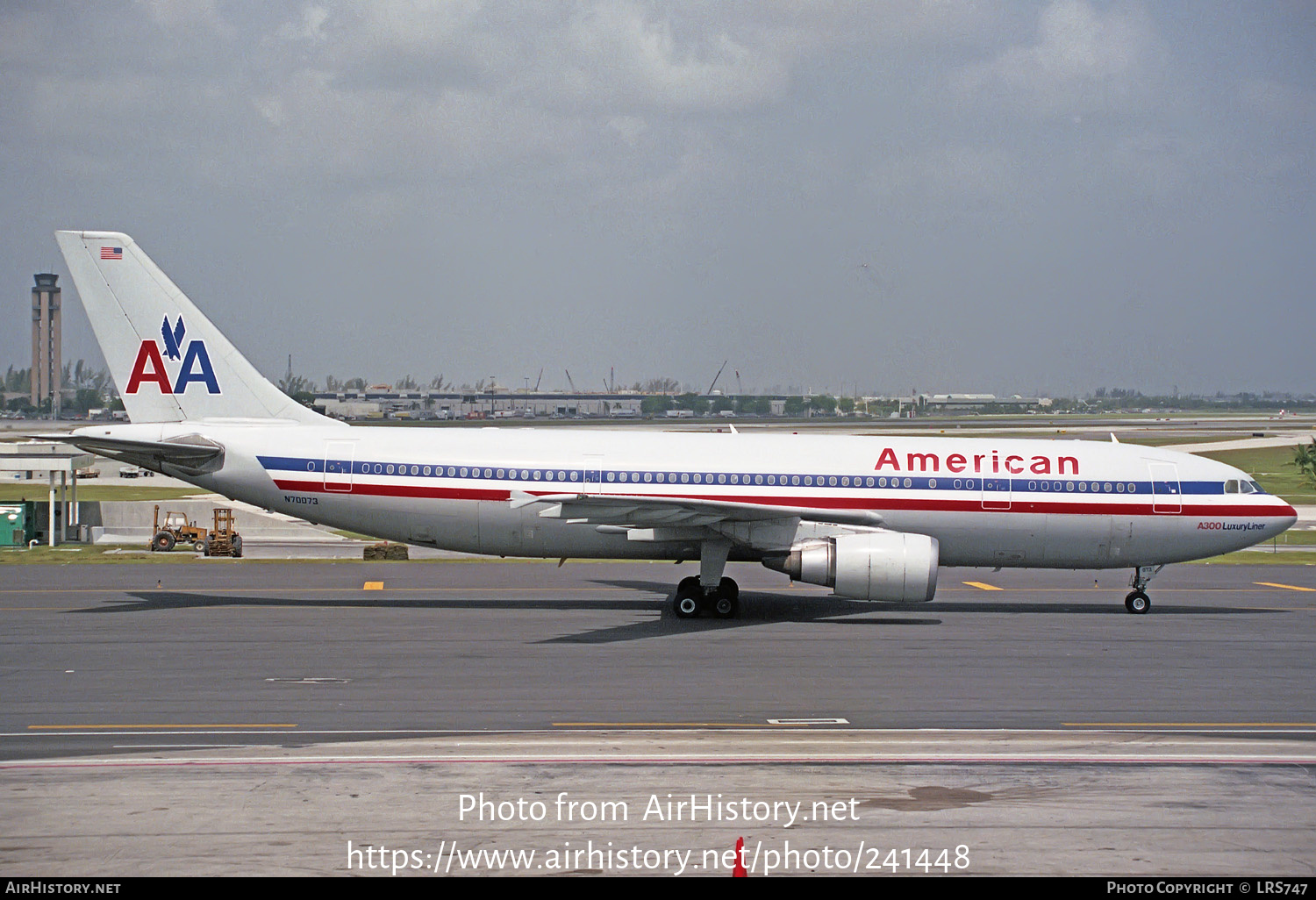 Aircraft Photo of N70073 | Airbus A300B4-605R | American Airlines | AirHistory.net #241448