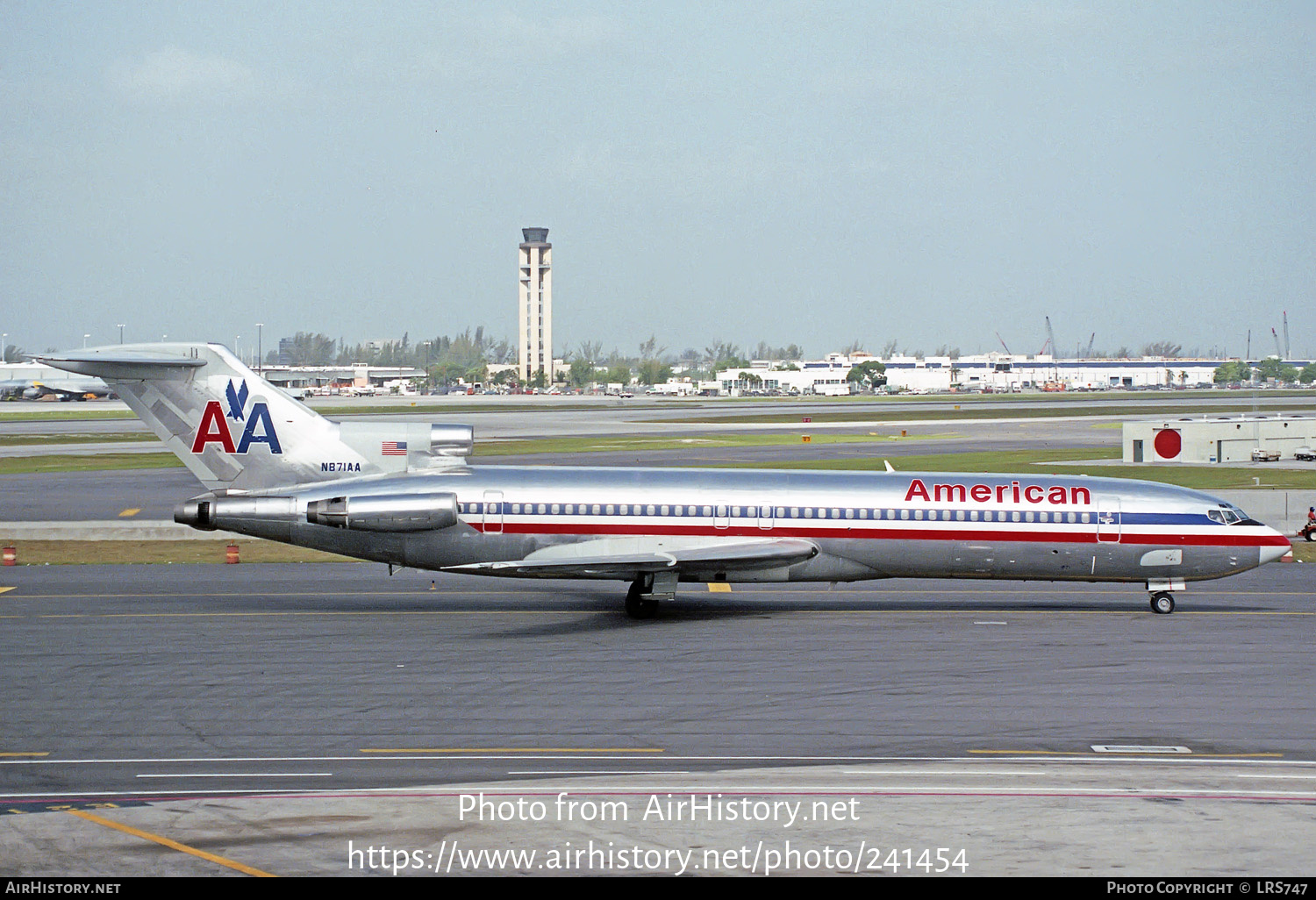 Aircraft Photo of N871AA | Boeing 727-223/Adv | American Airlines | AirHistory.net #241454