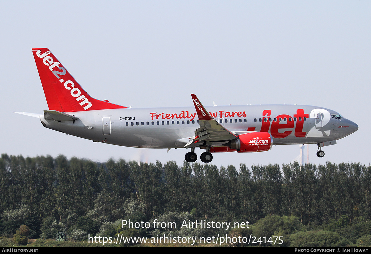 Aircraft Photo of G-GDFG | Boeing 737-36Q | Jet2 | AirHistory.net #241475