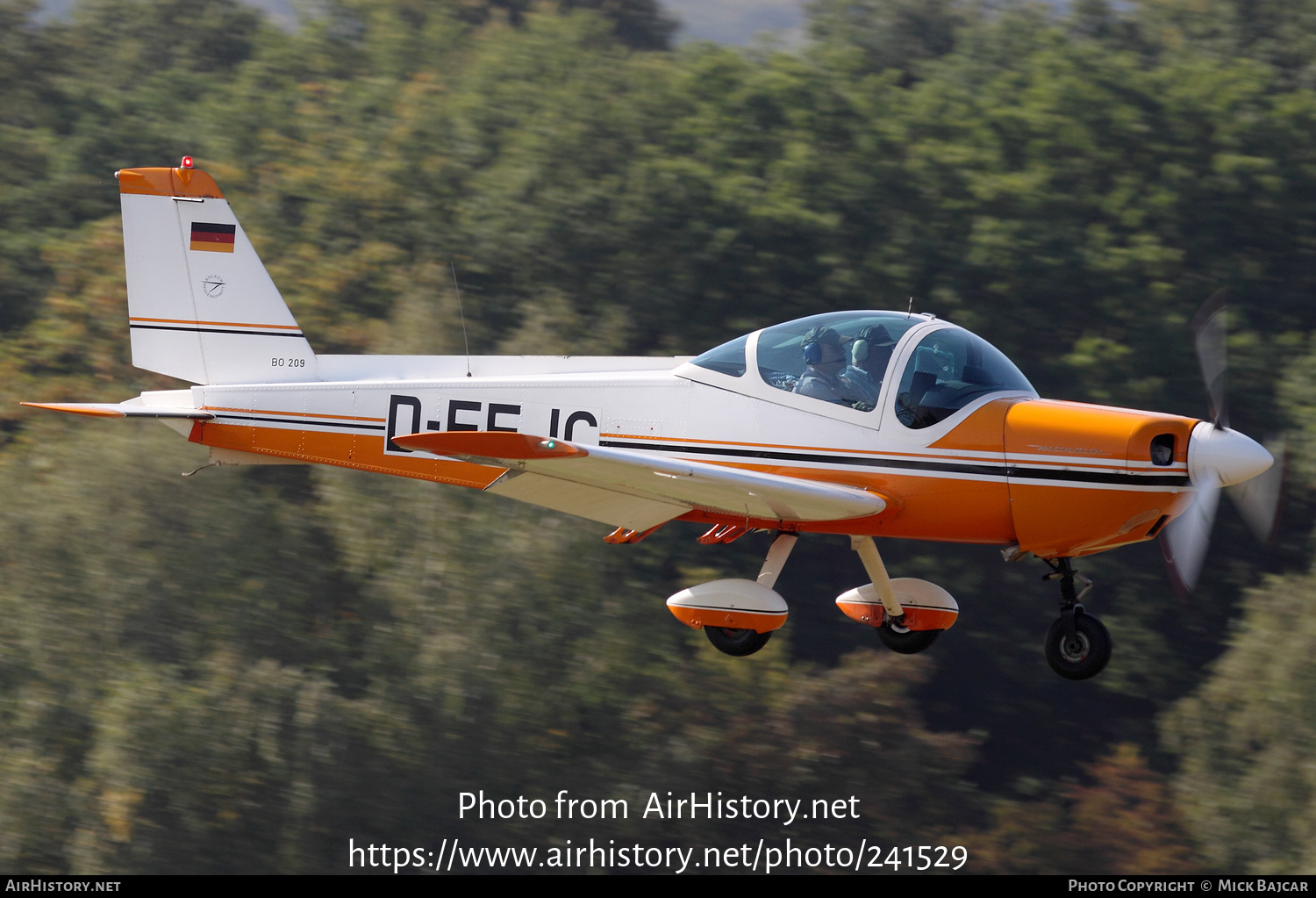 Aircraft Photo of D-EFJC | Bolkow BO-209 Monsun 160RV | AirHistory.net #241529