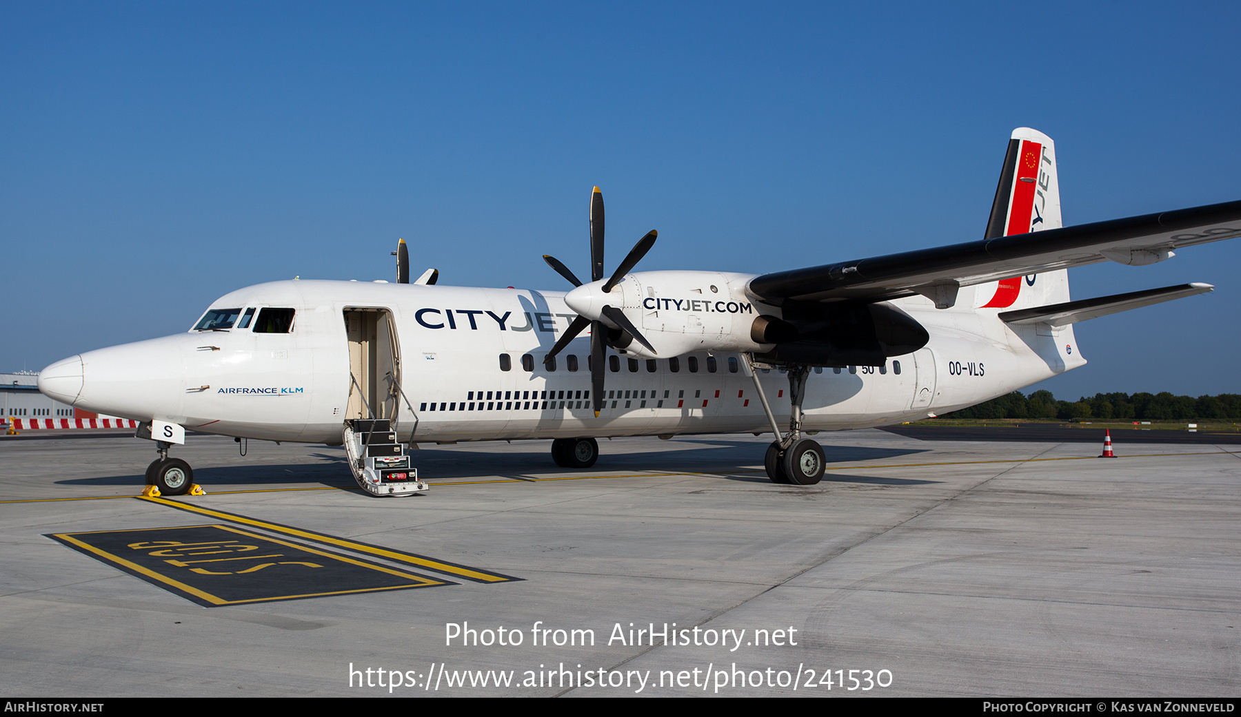 Aircraft Photo of OO-VLS | Fokker 50 | CityJet | AirHistory.net #241530