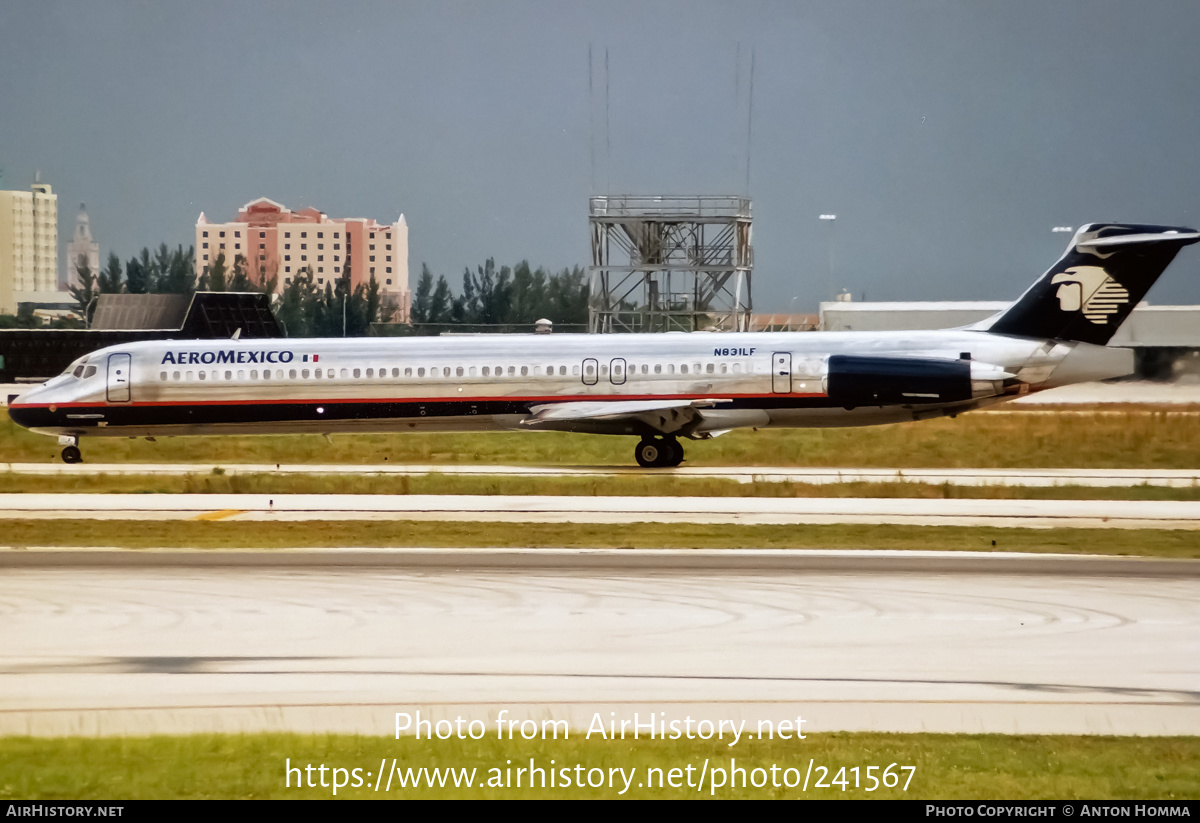 Aircraft Photo of N831LF | McDonnell Douglas MD-83 (DC-9-83) | AeroMéxico | AirHistory.net #241567