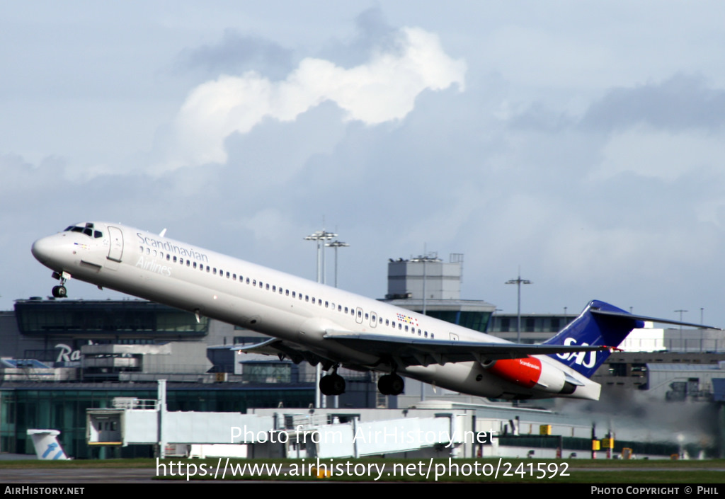 Aircraft Photo of SE-DMB | McDonnell Douglas MD-81 (DC-9-81) | Scandinavian Airlines - SAS | AirHistory.net #241592