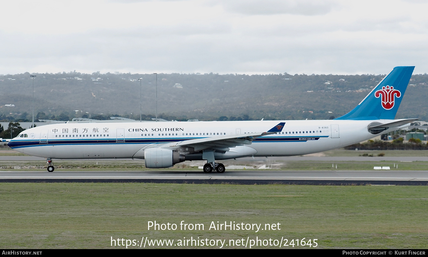 Aircraft Photo of B-8360 | Airbus A330-323 | China Southern Airlines | AirHistory.net #241645