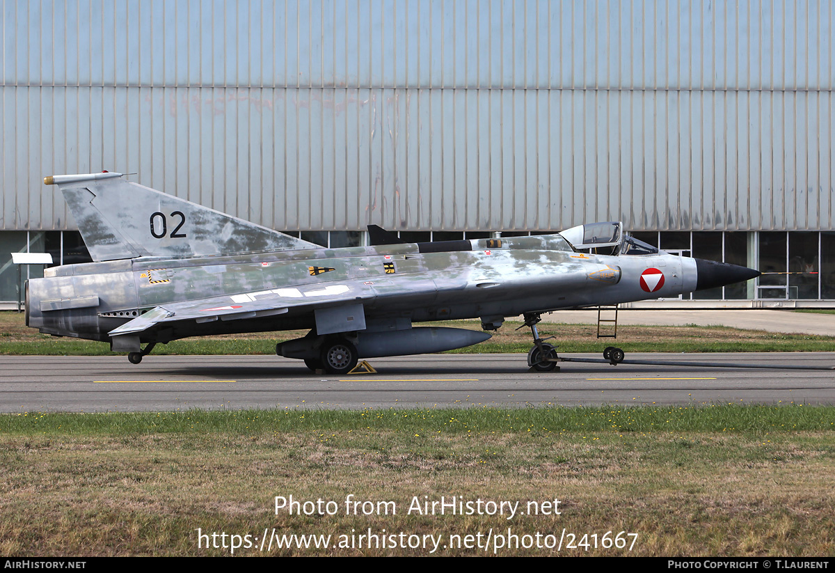 Aircraft Photo of 02 | Saab J35Oe Draken | Austria - Air Force | AirHistory.net #241667