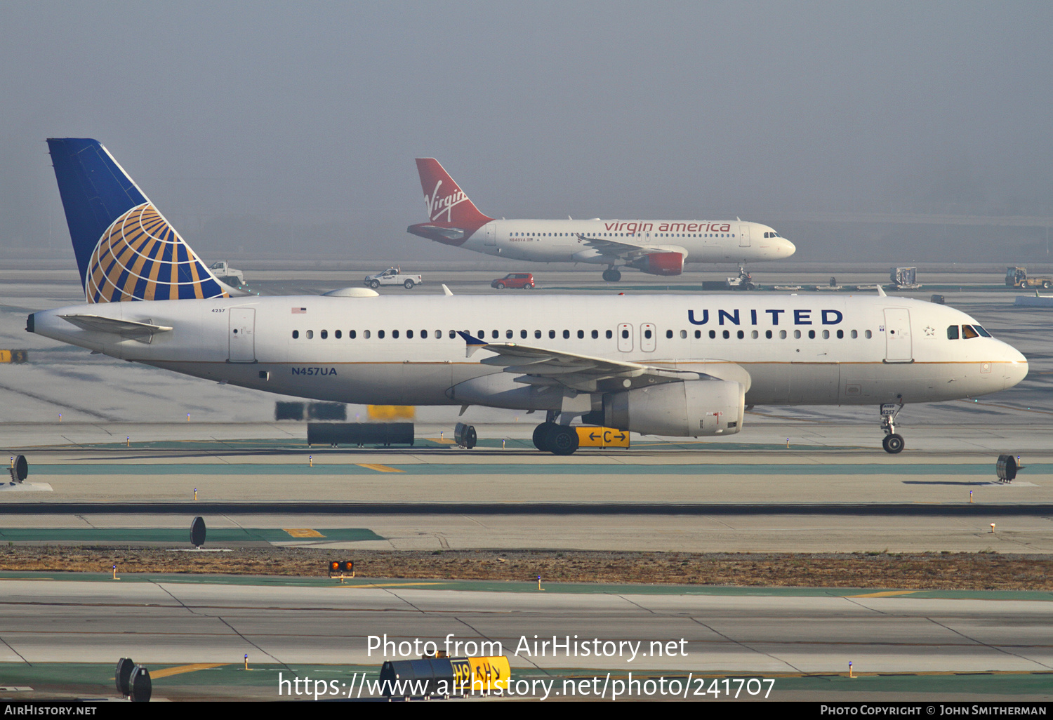 Aircraft Photo of N457UA | Airbus A320-232 | United Airlines | AirHistory.net #241707